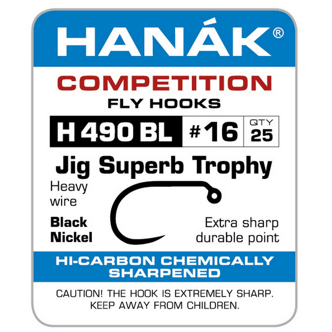 Barbless Hooks HANAK Competition H 490 BL Jig Superb Trophy – Smart Angling