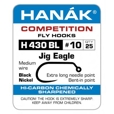 Barbless Hooks HANAK Competition H 430 BL Jig Eagle
