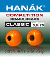 Hanak Competition Brass Beads CLASSIC FLUO Orange