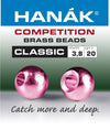 Hanak Competition Brass Beads CLASSIC METALLIC Pink