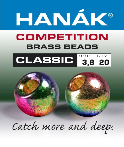 Hanak Competition Brass Beads CLASSIC METALLIC Rainbow