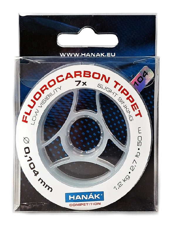 NEW HANAK Competition Fluorocarbon Tippet 50m