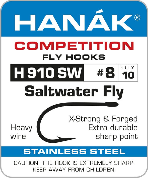 Hameçon à mouche eau salée HANAK Competition H910 SW