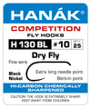 Barbless Hooks HANAK Competition H 130 BL Dry Fly