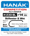 Barbless Hooks HANAK Competition H 230 BL  Stillwater & Wet Fly