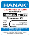Barbless Hooks HANAK Competition H 950 BL Streamer XL