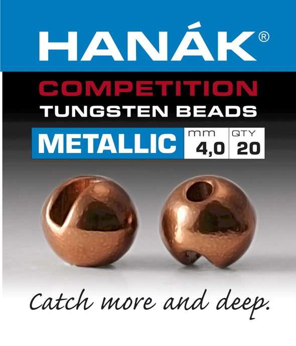Hanak Competition Tungsten Beads METALLIC Brown