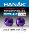 Hanak Competition Tungsten Beads METALLIC Dark Violet