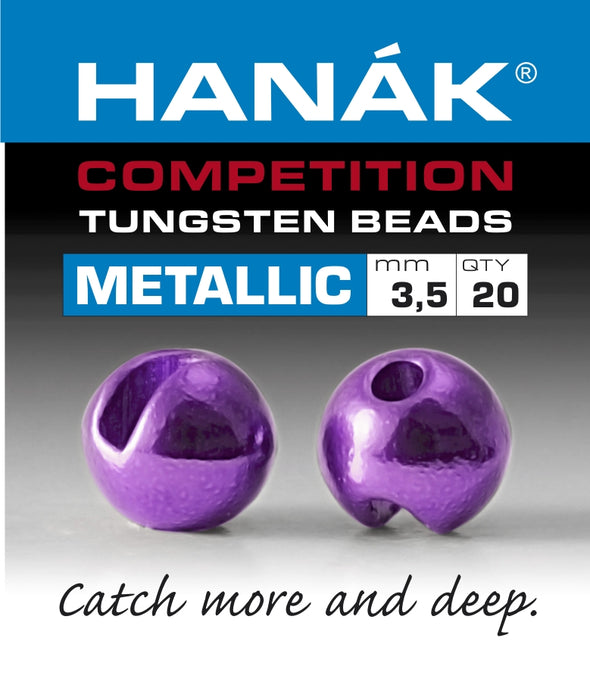 Hanak Competition Tungsten Beads METALLIC Light Violet