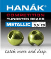 Hanak Competition Tungsten Beads METALLIC Olive