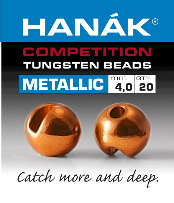 Hanak Competition Tungsten Beads METALLIC Orange