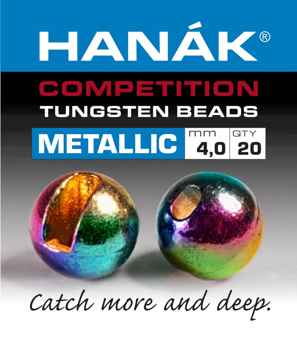 Hanak Competition Tungsten Beads METALLIC Rainbow
