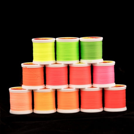 Neon Color Thread Hends UV Neon Thread Set of 12 Colors – Smart Angling